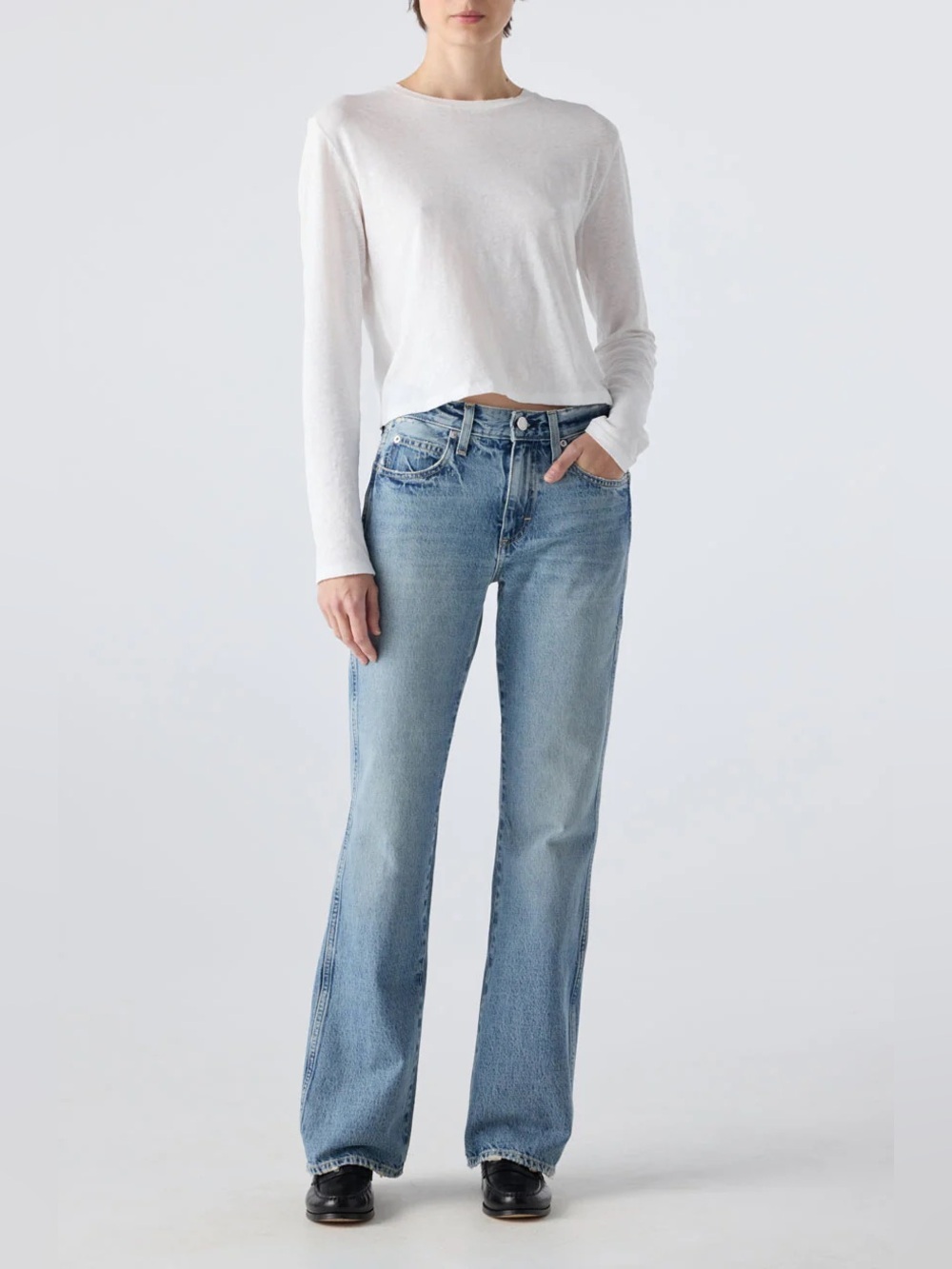 AMO Jeans Size 29 Marcenia Slouchy Bootcut 100% Cotton